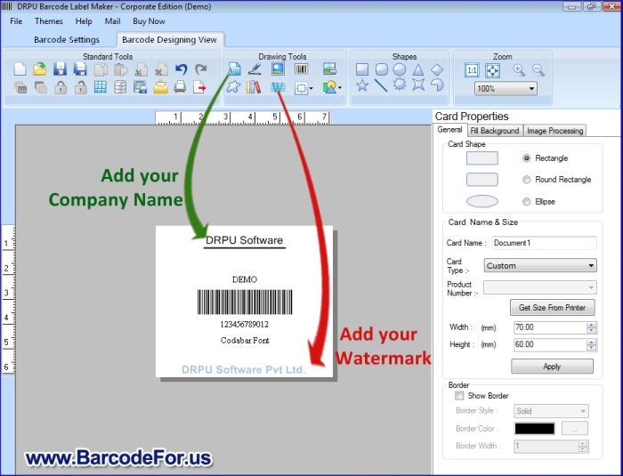 Modify your Barcode