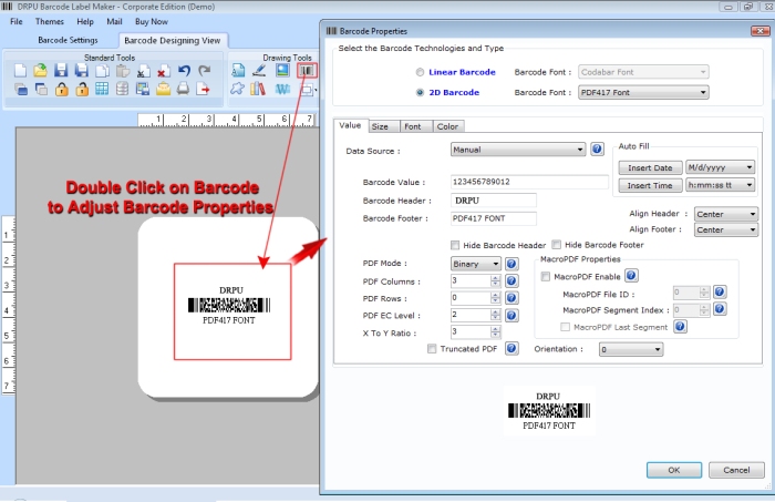Create your Barcodes