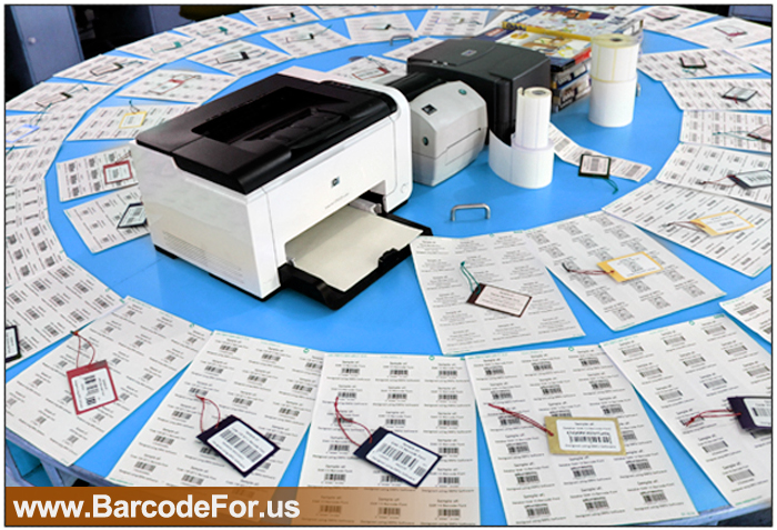 Barcodes using Laser Printer